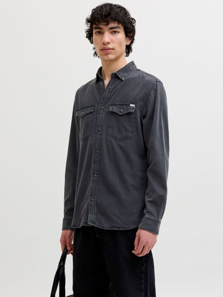 Jeanshemd in Black Denim