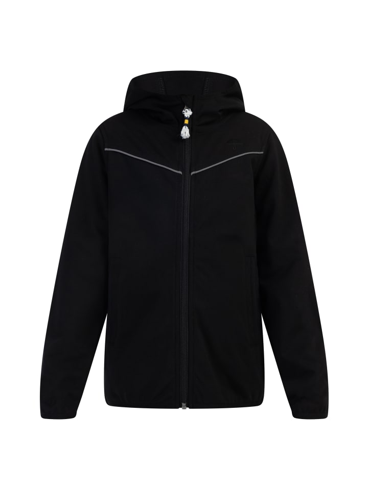 Mädchen Funktionsjacke in Schwarz