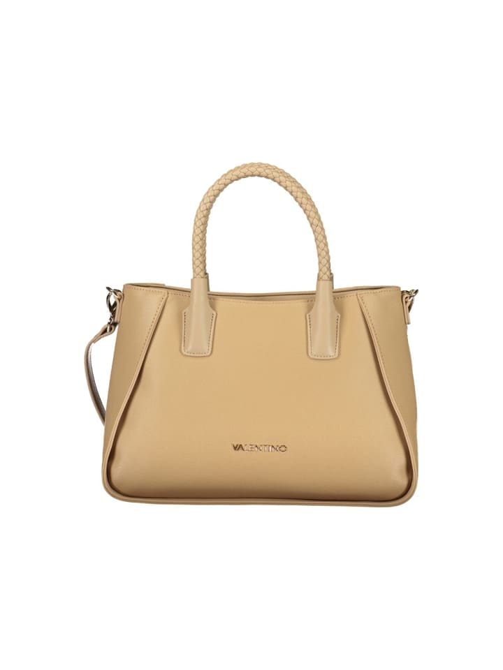 Beige Damen Tasche aus Polyurethan
