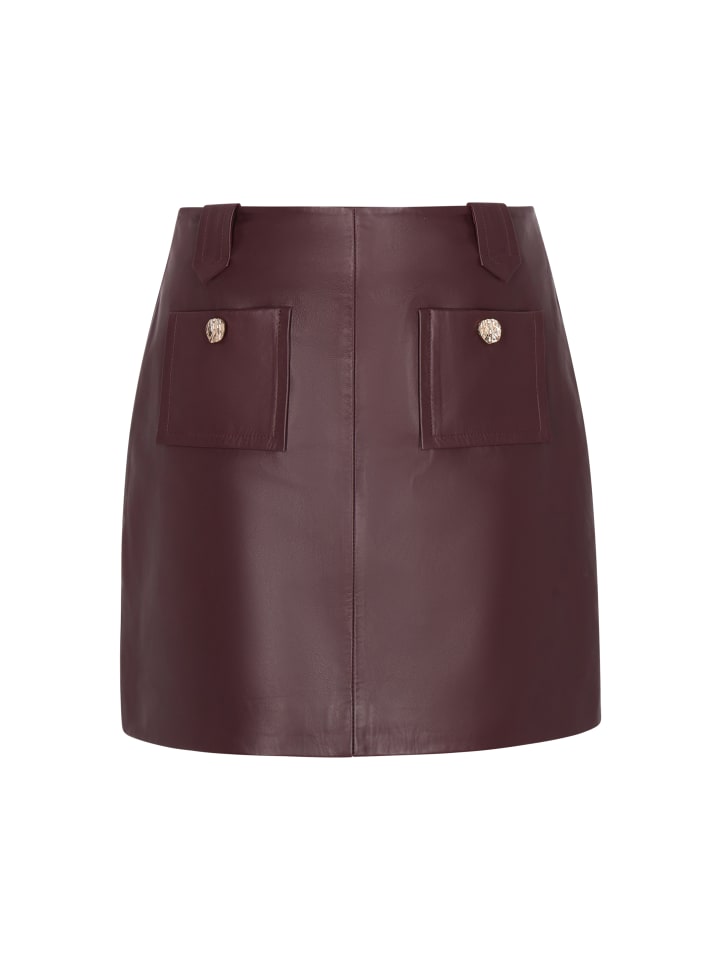 Women Skirt in burgundy