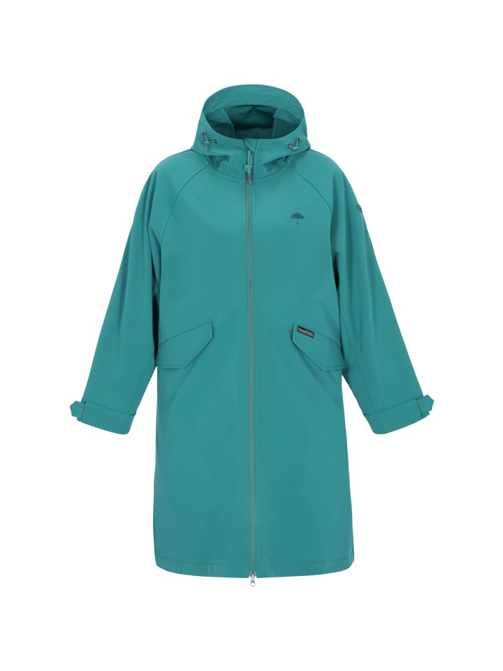Women Coat in dark teal