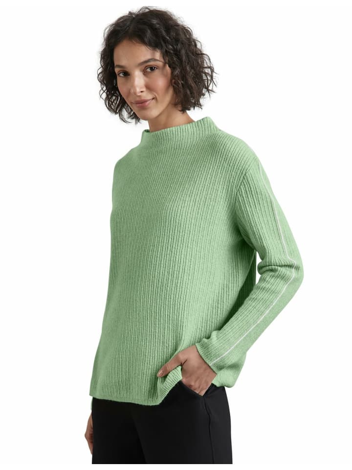 Rundhalspullover für Damen in uni