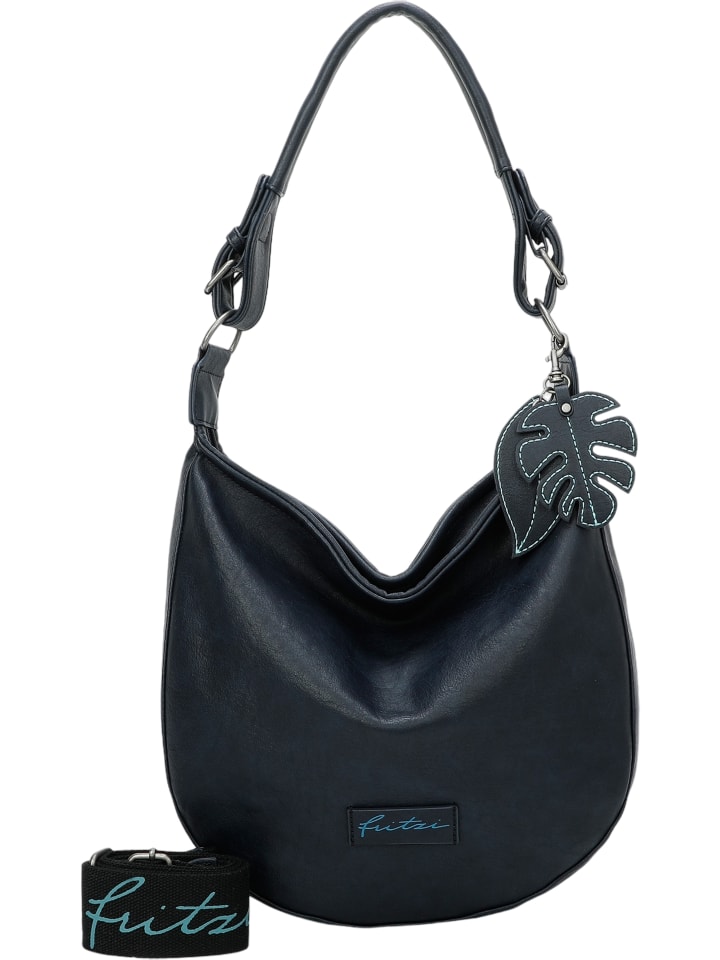Schultertasche Eco Hobo in Blue