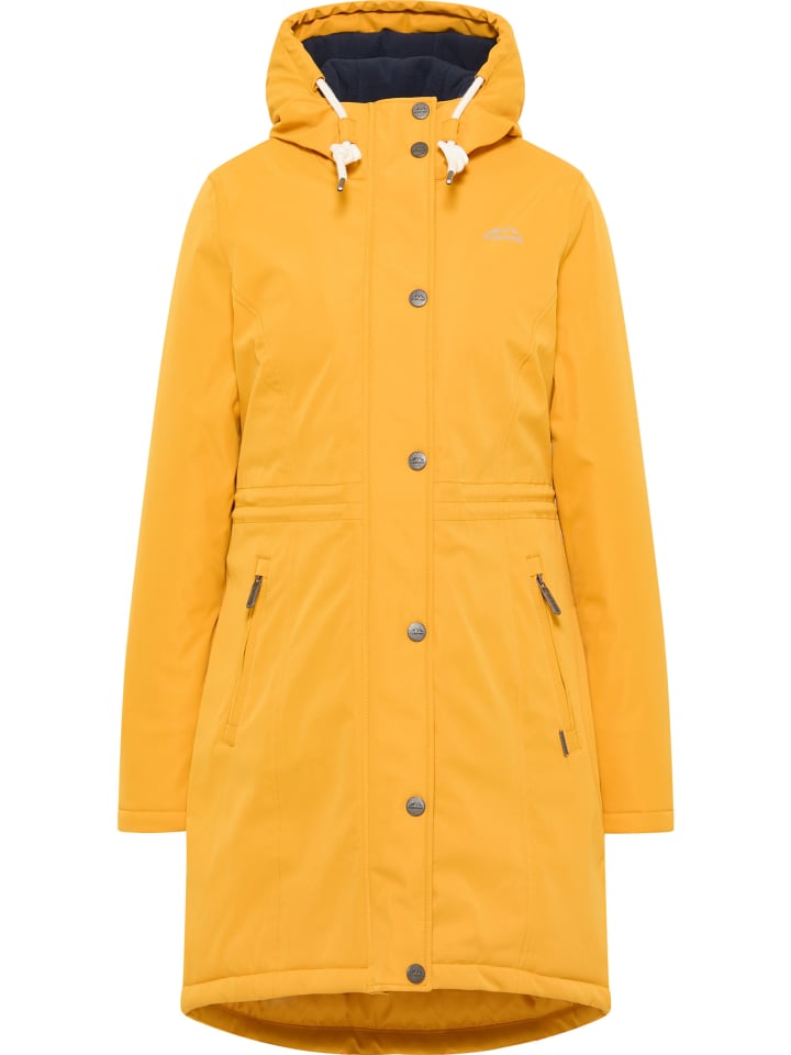 Damen Winterparka in Senf