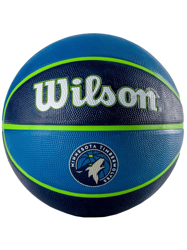 Wilson NBA Team Minnesota Timberwolves Ball in Blau