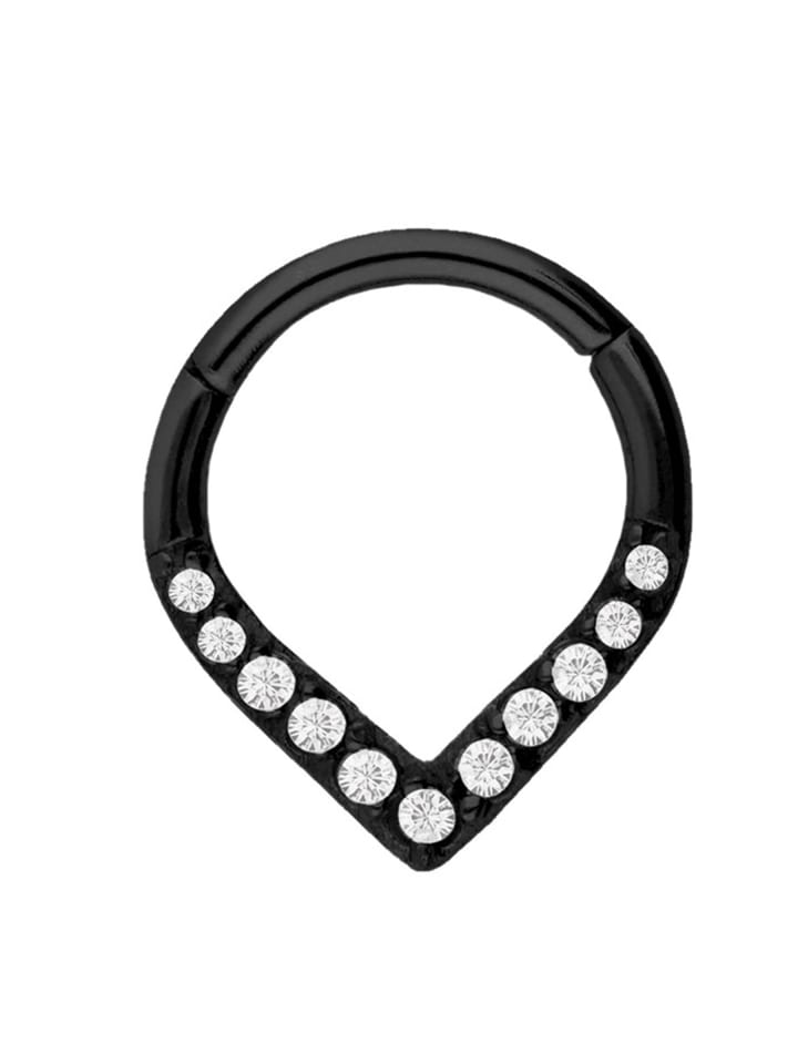 Adeliás Piercing  Ohrpiercing in schwarz