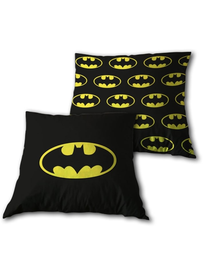 Batman Velboa Dekokissen – Perfektes Couchkissen für Kinder in Mehrfarbig