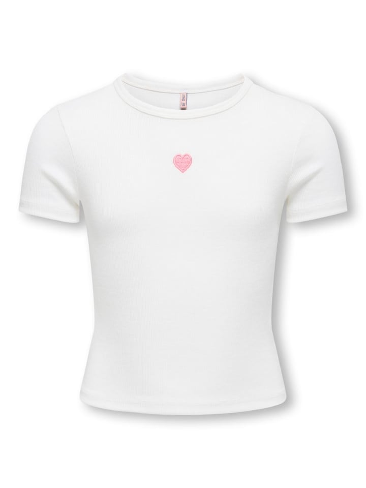 Kurzarm T-Shirt KOGELVA Basic in cloud dancer
