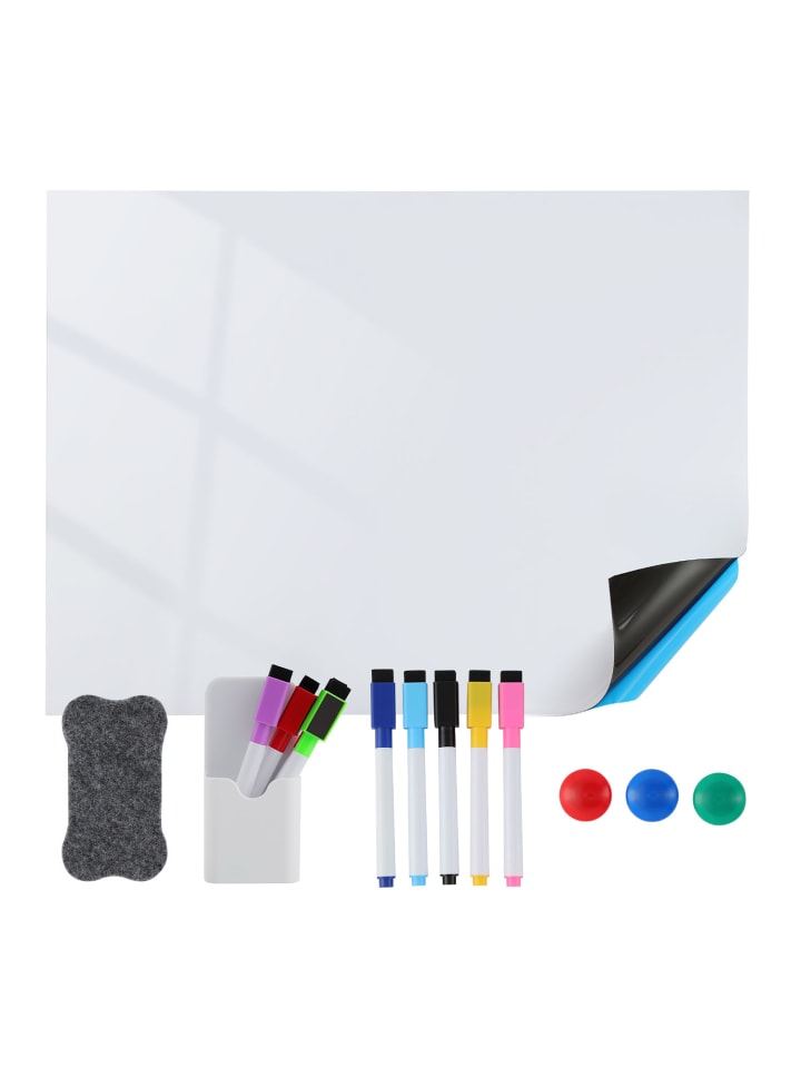 Magnetisch Whiteboard Folie in Weiß 60x44.5 cm