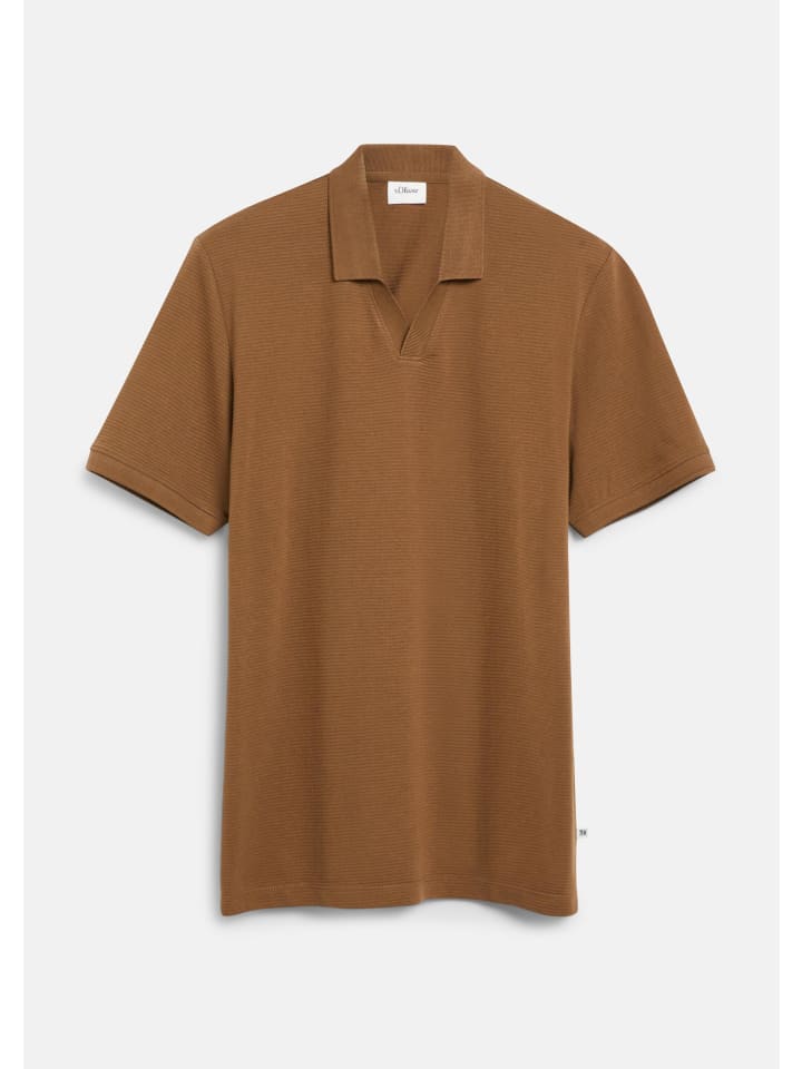 Polo-Shirt in 8919_braun
