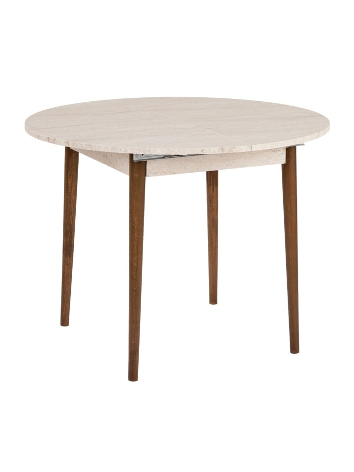 Esstisch KLARA in Travertin - (W)100 x (H)75 x (L)100 cm