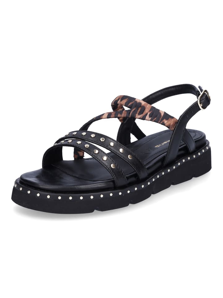 Sandale in Schwarz