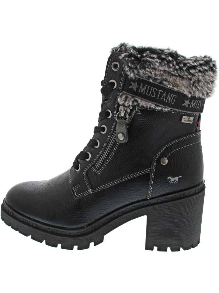 Schnürstiefel Schwarz