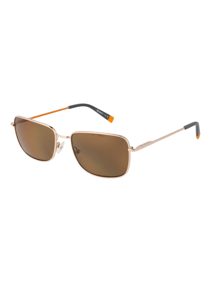 Männer Sonnenbrille Quadratisch Gold