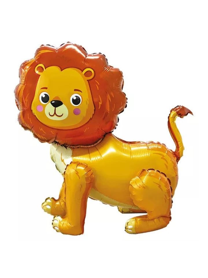 Löwe Multi Orange Folienballon 63 cm