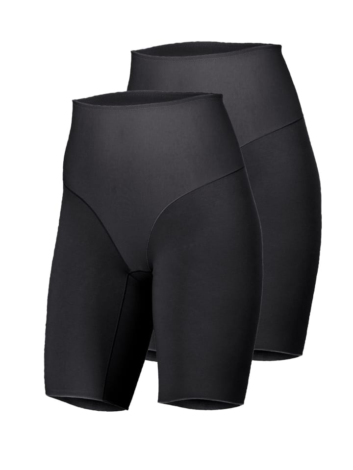2er Pack Long Pants in schwarz