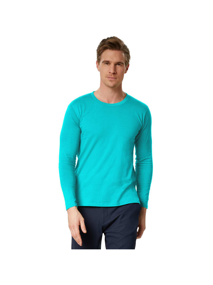 Langarmtop, Für viele Outfits & Auftritte, Rundhals mit Rippenbündchen