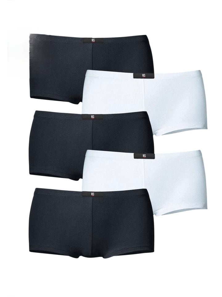 Panty in schwarz, weiß