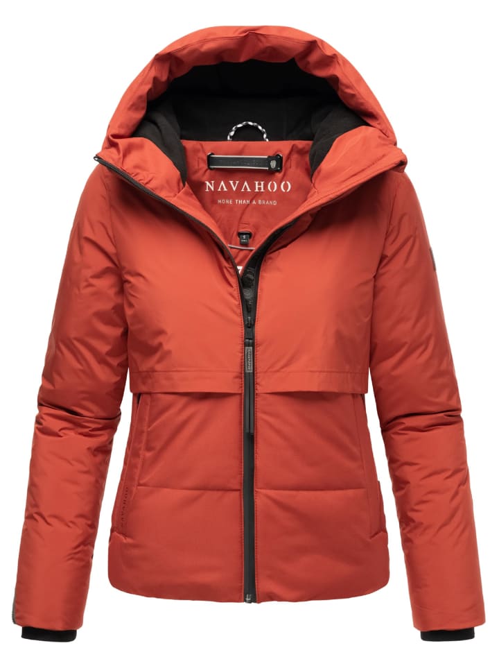Steppjacke Liebesküken XIV in Terracotta