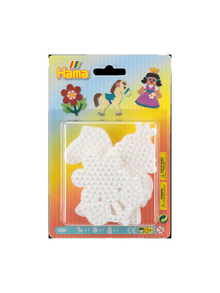 Blister mit 3 Midiplatten, Pony, Blume, Prinzessin - ab 5 Jahren
