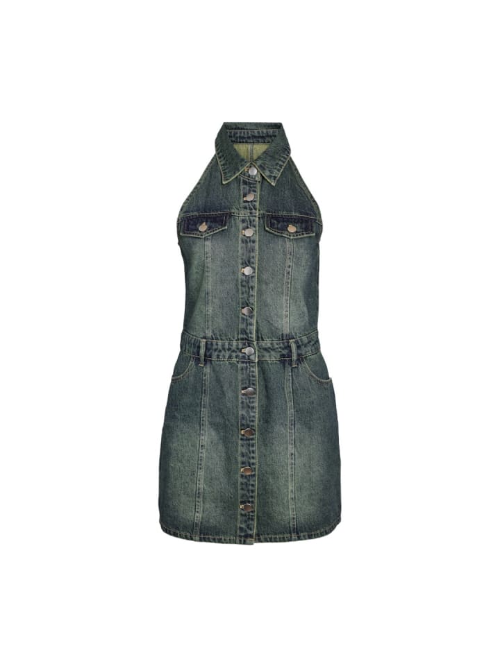Kleid in Dark Blue Denim
