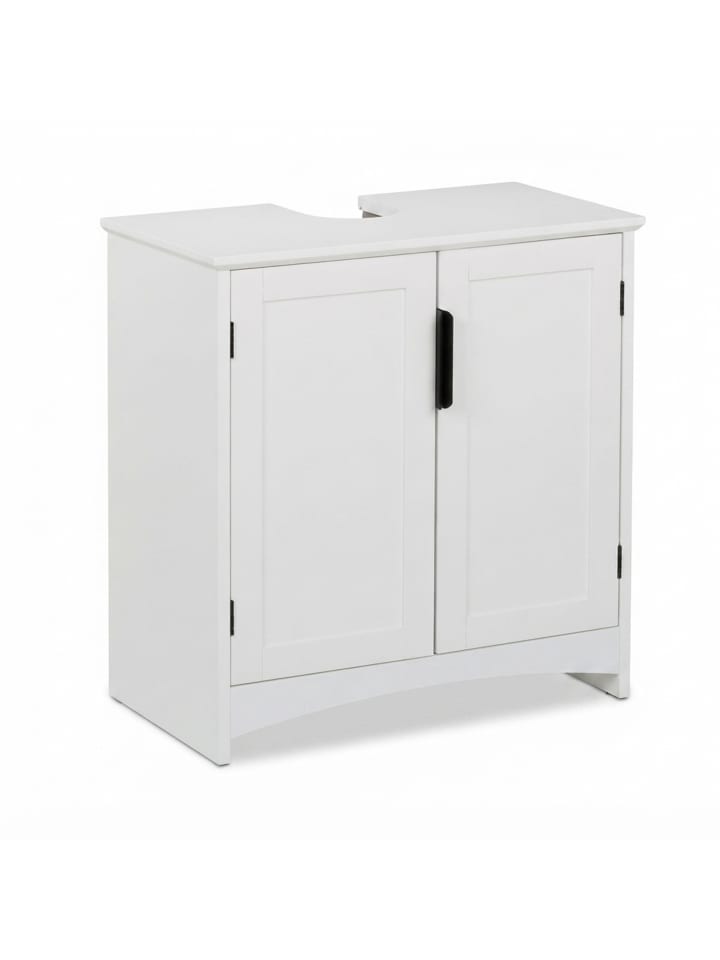 Waschbeckenunterschrank in Weiß - (B)60 x (H)60 x (T)30 cm