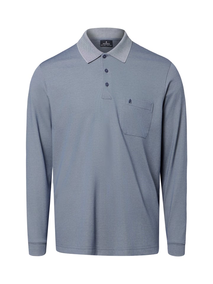 Langarmshirt in marine