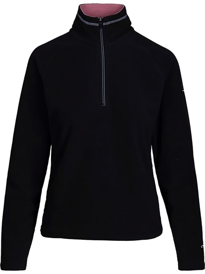Fleecejacke/Fleecepullover "Skylar" in Schwarz