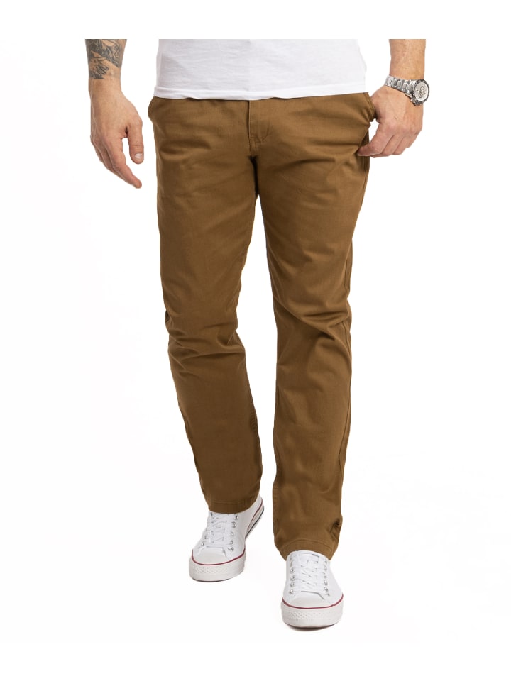 Stoffhose in Braun