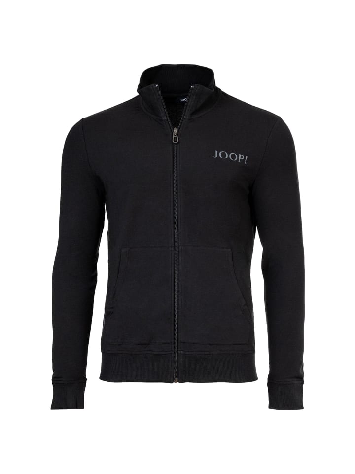 Sweatjacke 1er Pack in Schwarz