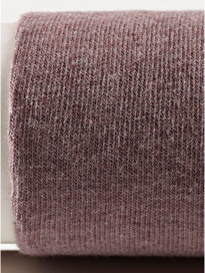 Strick-Strumpfhose in beige-meliert
