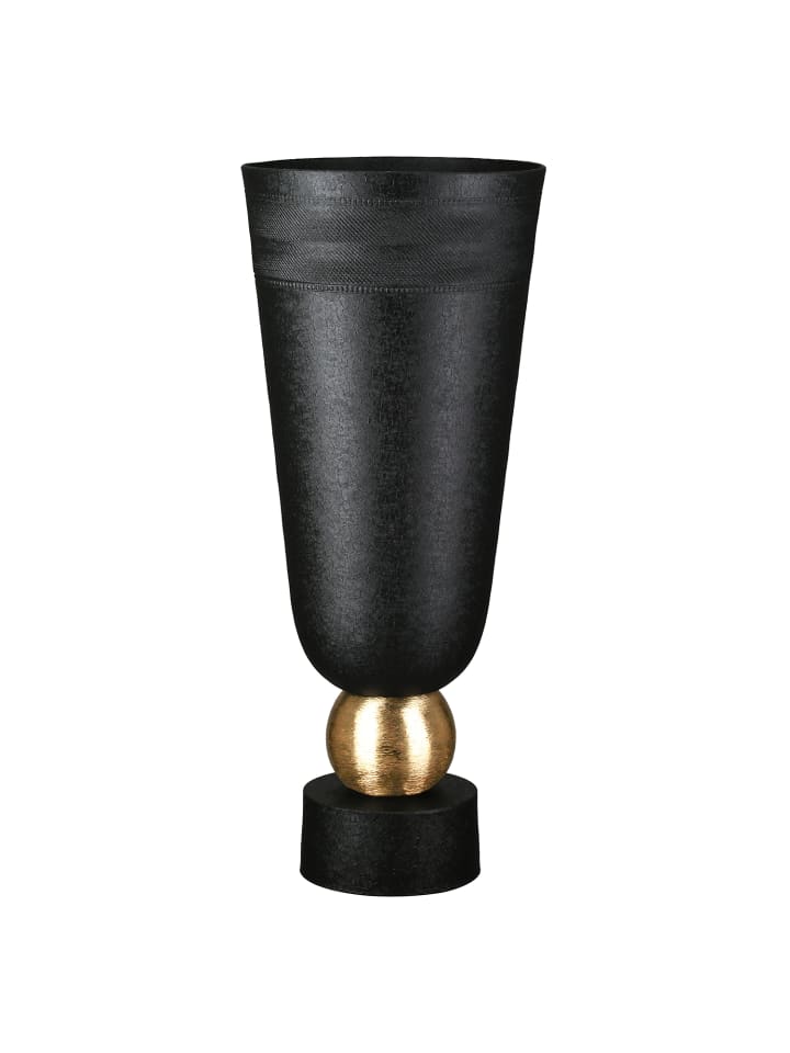 Vase Nama schwarz - (H) 39,5 cm