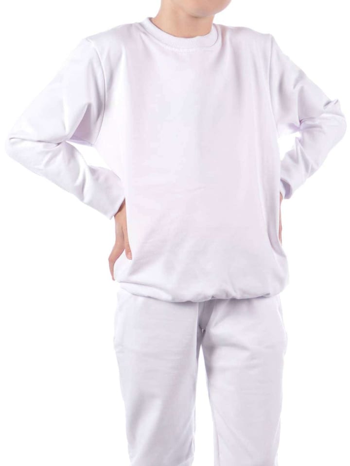 Sweatshirt in Weiß