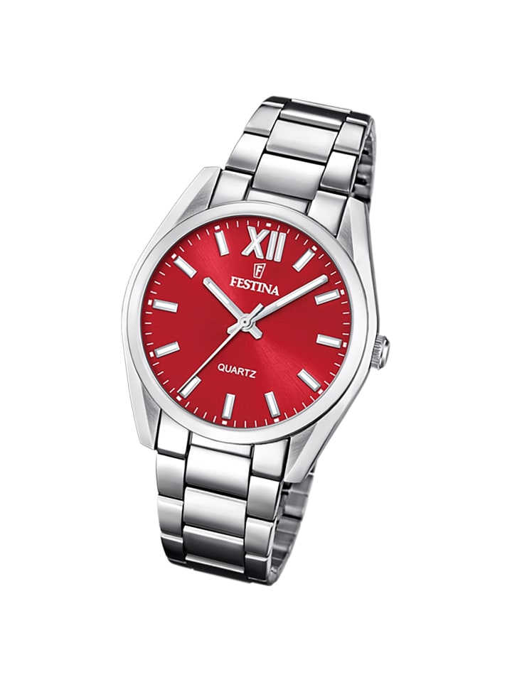 Analog-Armbanduhr Festina Boyfriend silber mittel (ca. 37mm)