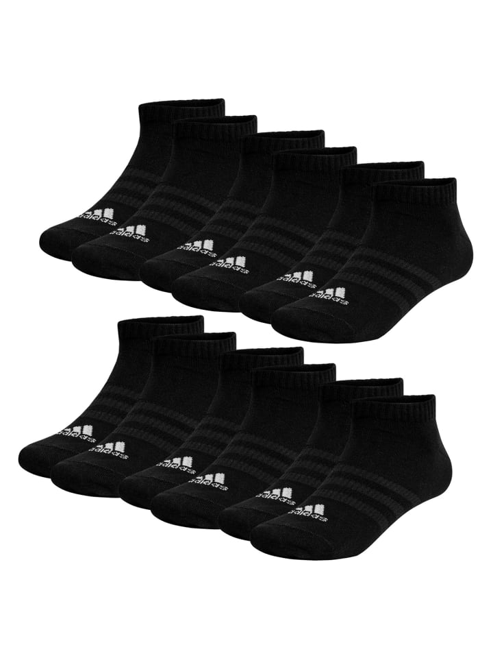 6 Paar T SPW Low Sneaker in Schwarz