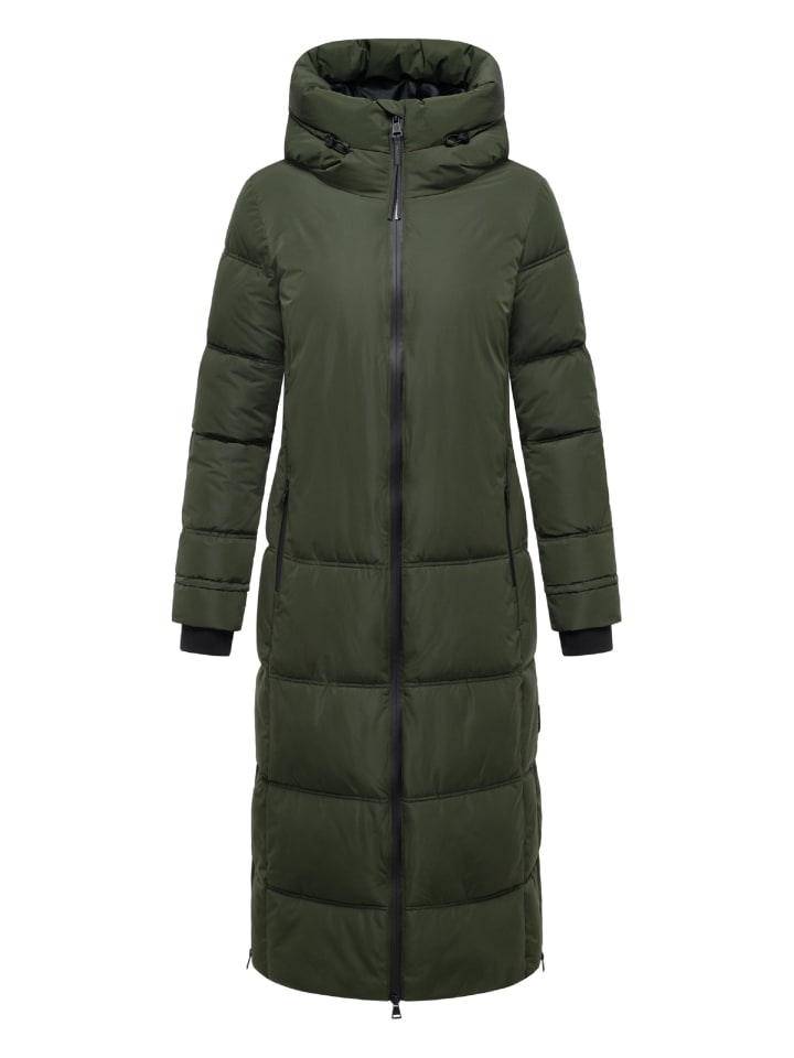 Steppmantel Honiaa XVI in Dark Olive