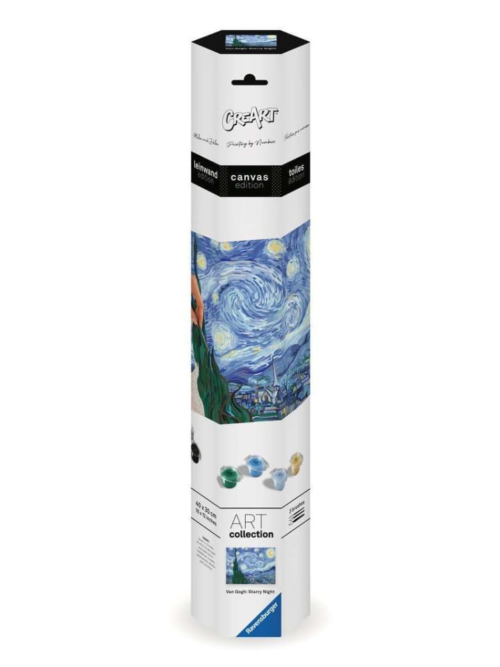 Ravensburger Malprodukte Leinwand Sternennacht (Van Gogh) in bunt
