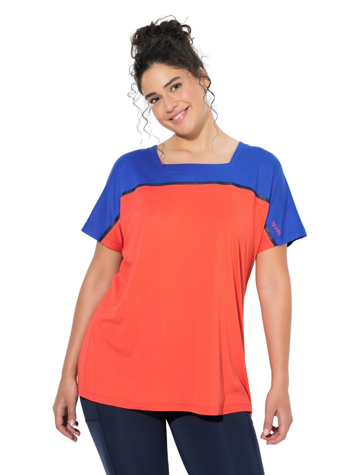 Shirt in korallenrot
