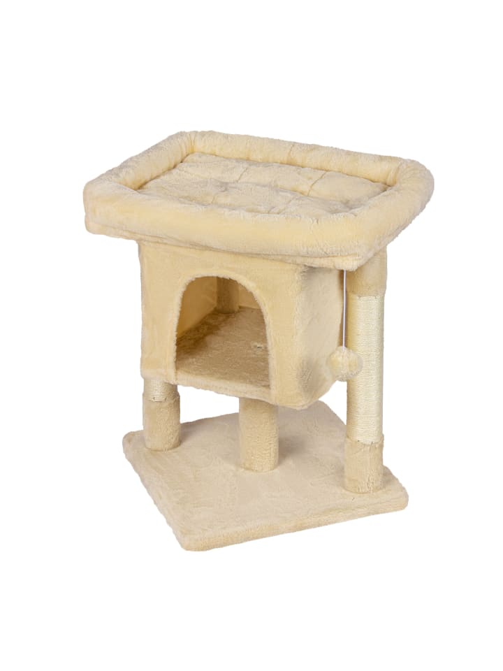Kratzbaum in Beige - (B)52,5 x (H)60 x (T)41 cm