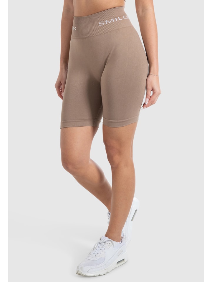 Shorts Scrunch Azura in Hellbraun