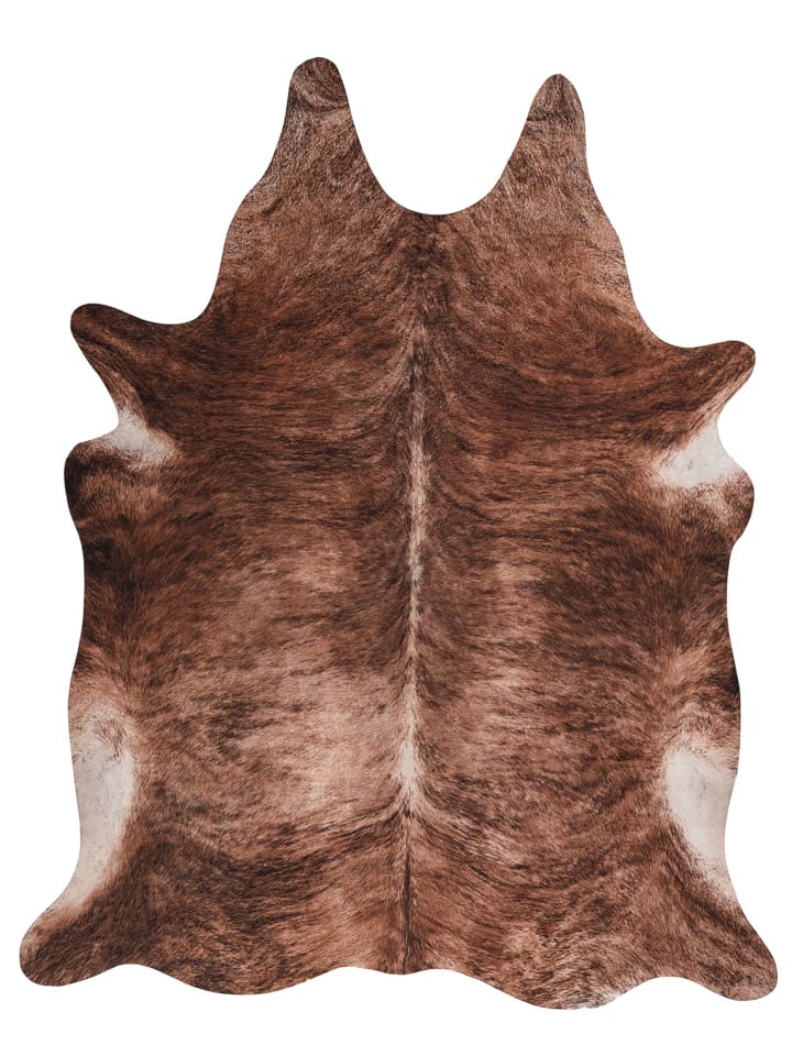 Wohnzimmer Teppich – Flachgewebe Teppich Sanari 204 155 x 190 cm in braun
