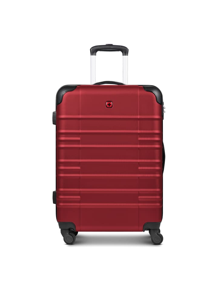 Amplar Evo 4 Rollen Trolley M 65 cm mit Dehnfalte ruby