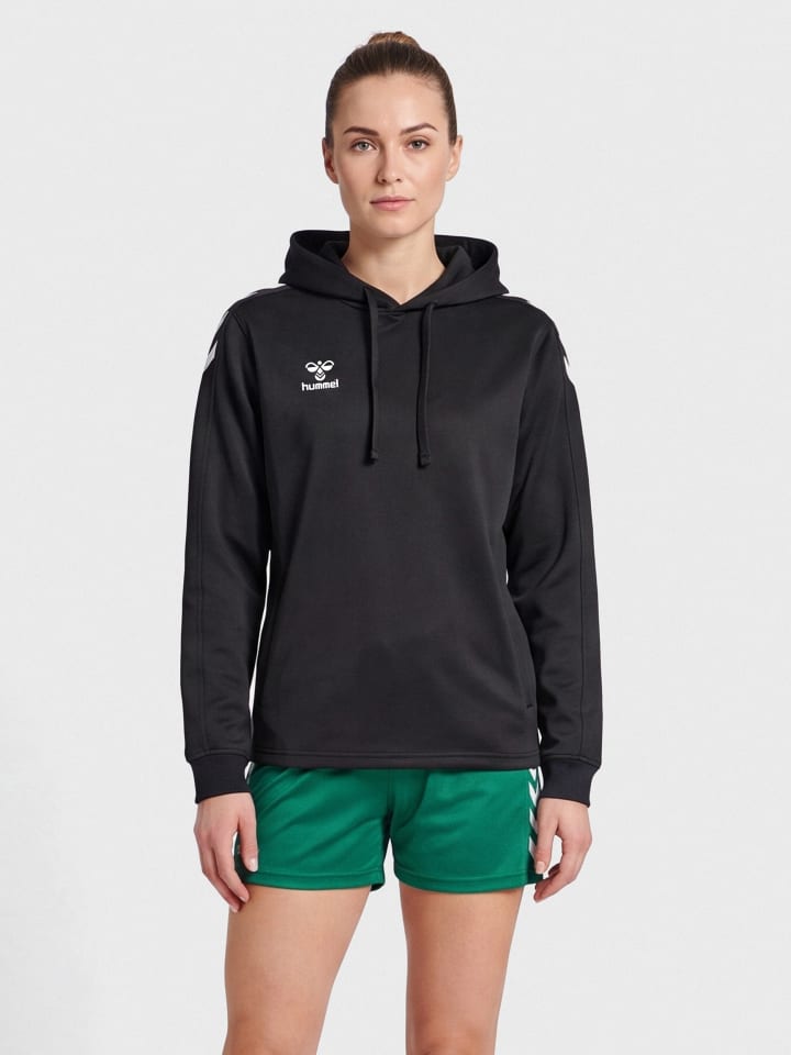 Verstellbare Taille Kapuzenpullover Hmlcore Damen in BLACK
