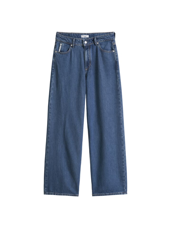 Jeans Model Tomma wide cropped in Medium Blue