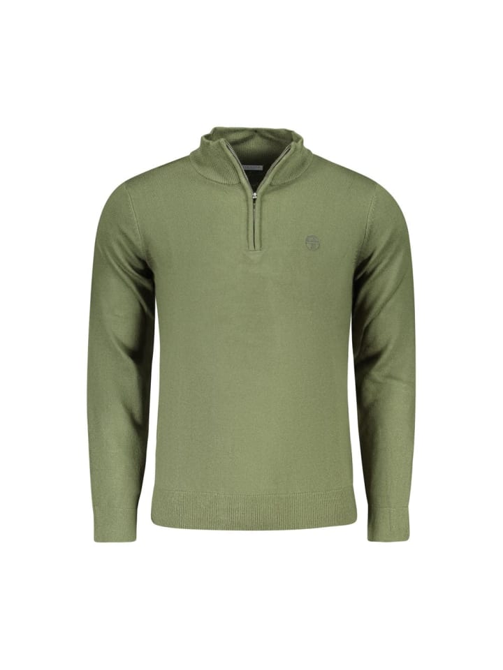 Grün Acryl Herren Pullover