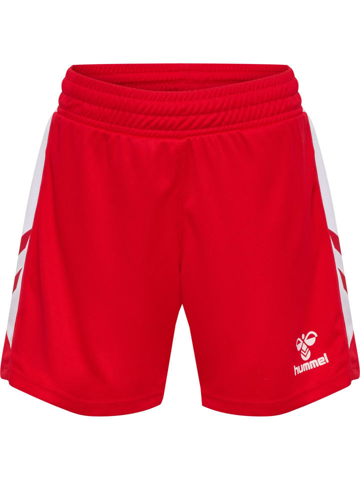 Verstellbare Taille Kurze Hose Hmlmatch Kinder in TRUE RED/WHITE