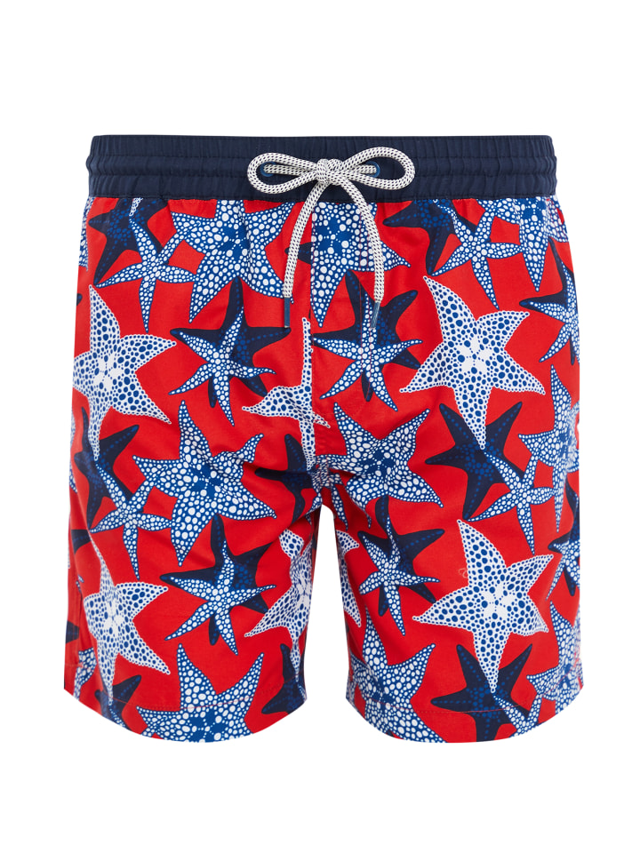 Badehose Starfish in Red