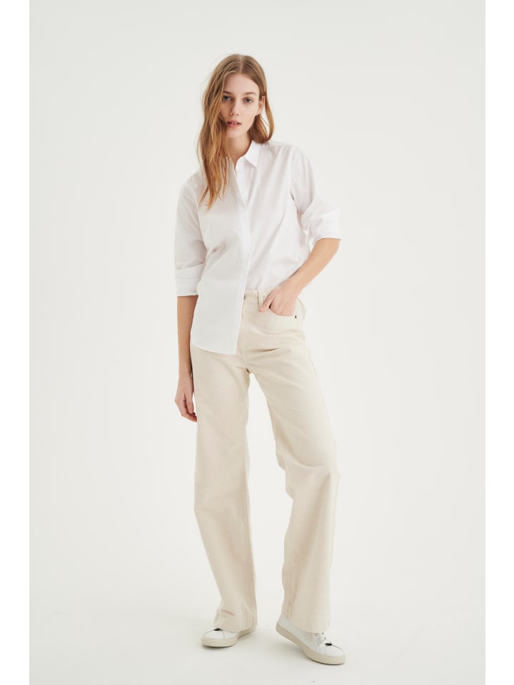 Langarm - Hemd Venus Classic fit in Pure White