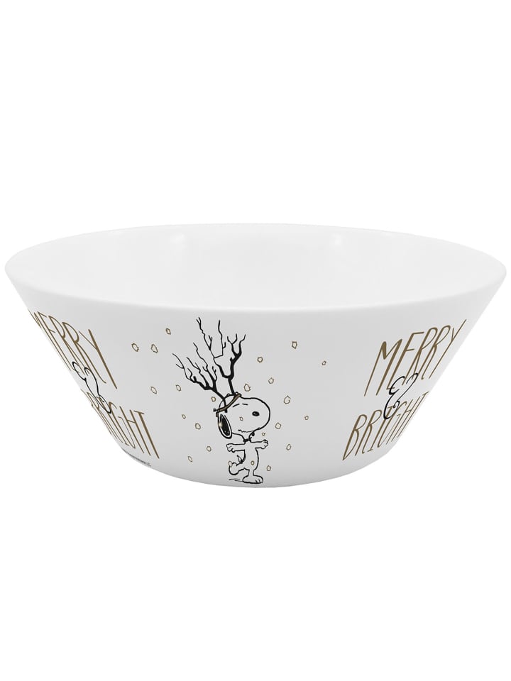 Müslischale Peanuts Merry & Bright in Weiß - 400ml