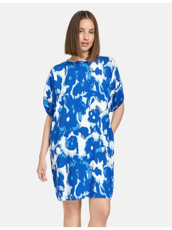 Taifun kleid blau weiß clearance